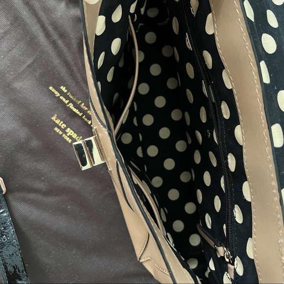 Kate Spade Beige and Black Purse - Picture 5 of 7